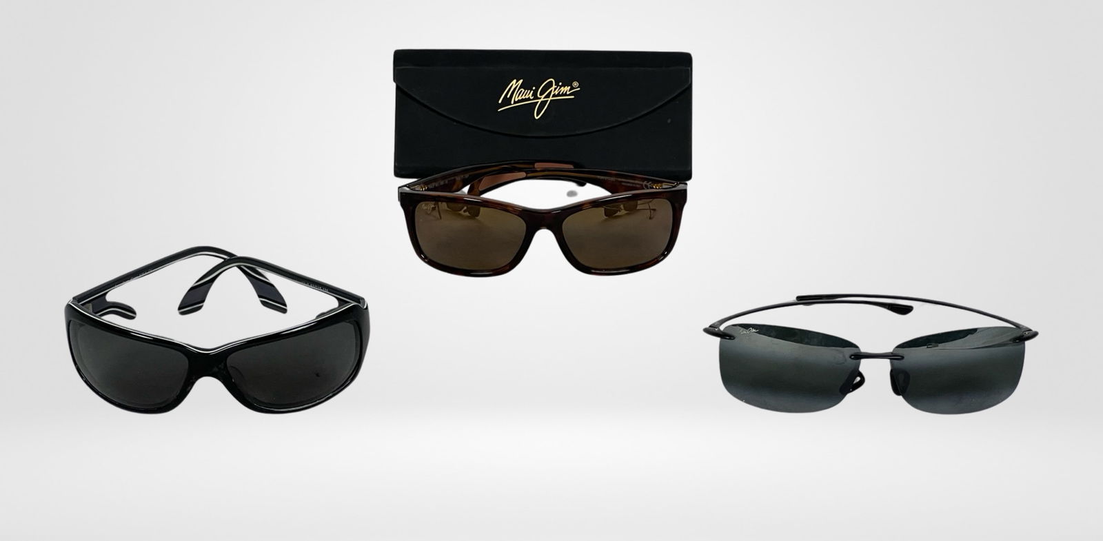 Maui Jim and Jonathan Cate Sunglasses: Two Pairs of Maui Jim and pair of Jonathan Cate Sunglasses