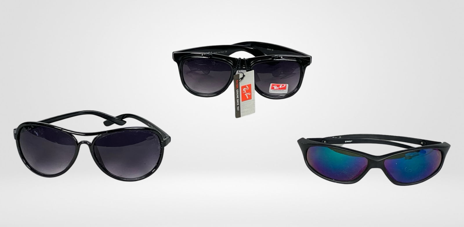 3 Pairs of Sunglasses- Ray-Ban & Speedo (1 of 4)