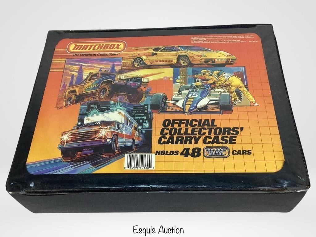 Vintage Matchbox Case with Die-Cast Cars: Vintage Matchbox Case with Die-Cast Cars