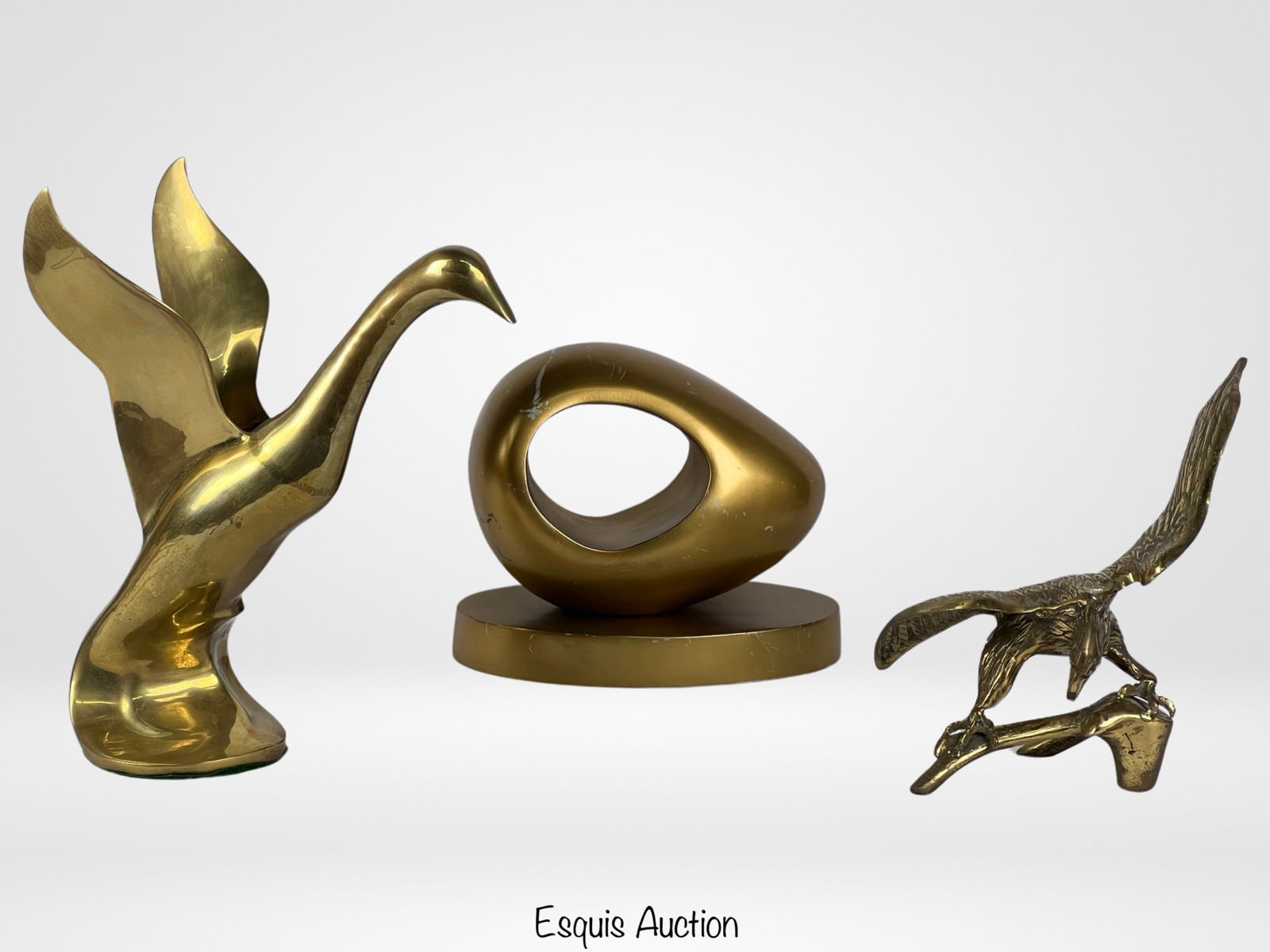 Fagiolo D'Oro Modernist Sculpture & Brass Figures (1 of 5)