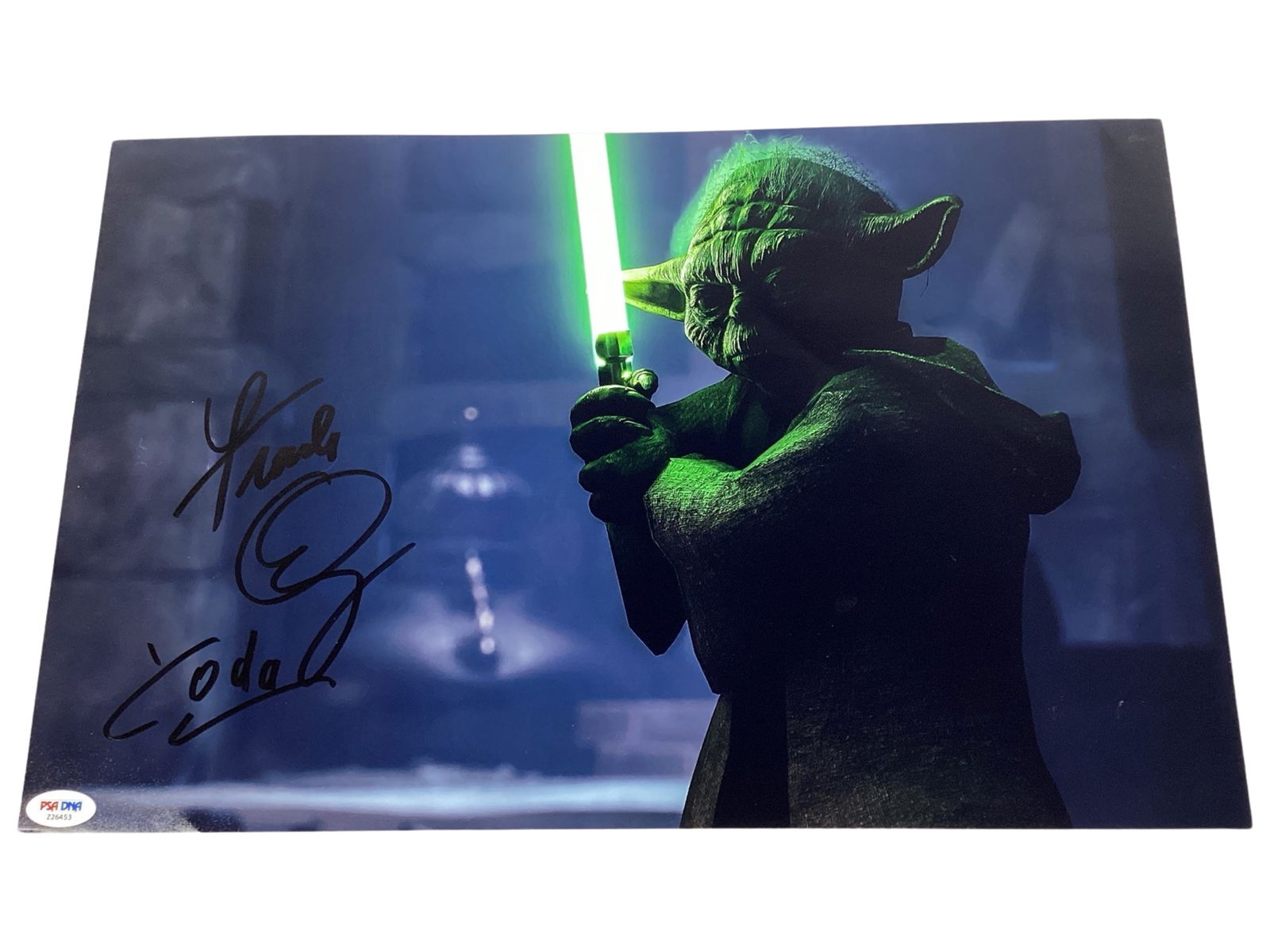 Frank Oz Autographed Photograph - Yoda Star Wars (1 of 3)