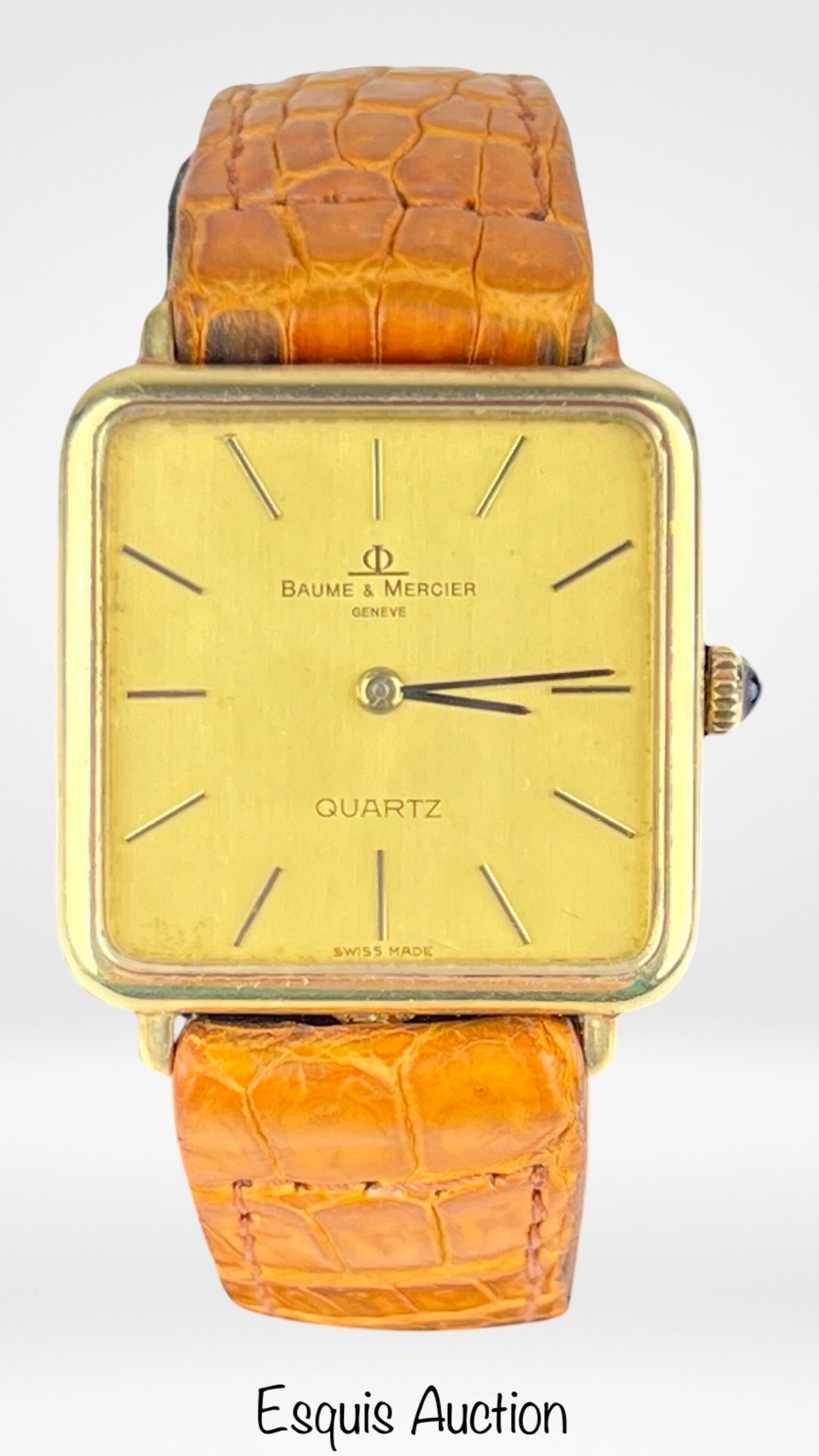 Baume & Mercier 14k Gold Men's Watch Auction