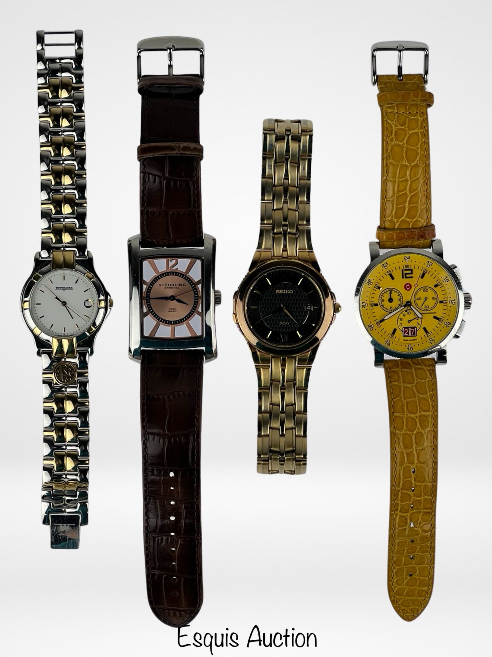 Group of Men's Wrist Watches- Stuhrling, Wittnauer (1 of 4)