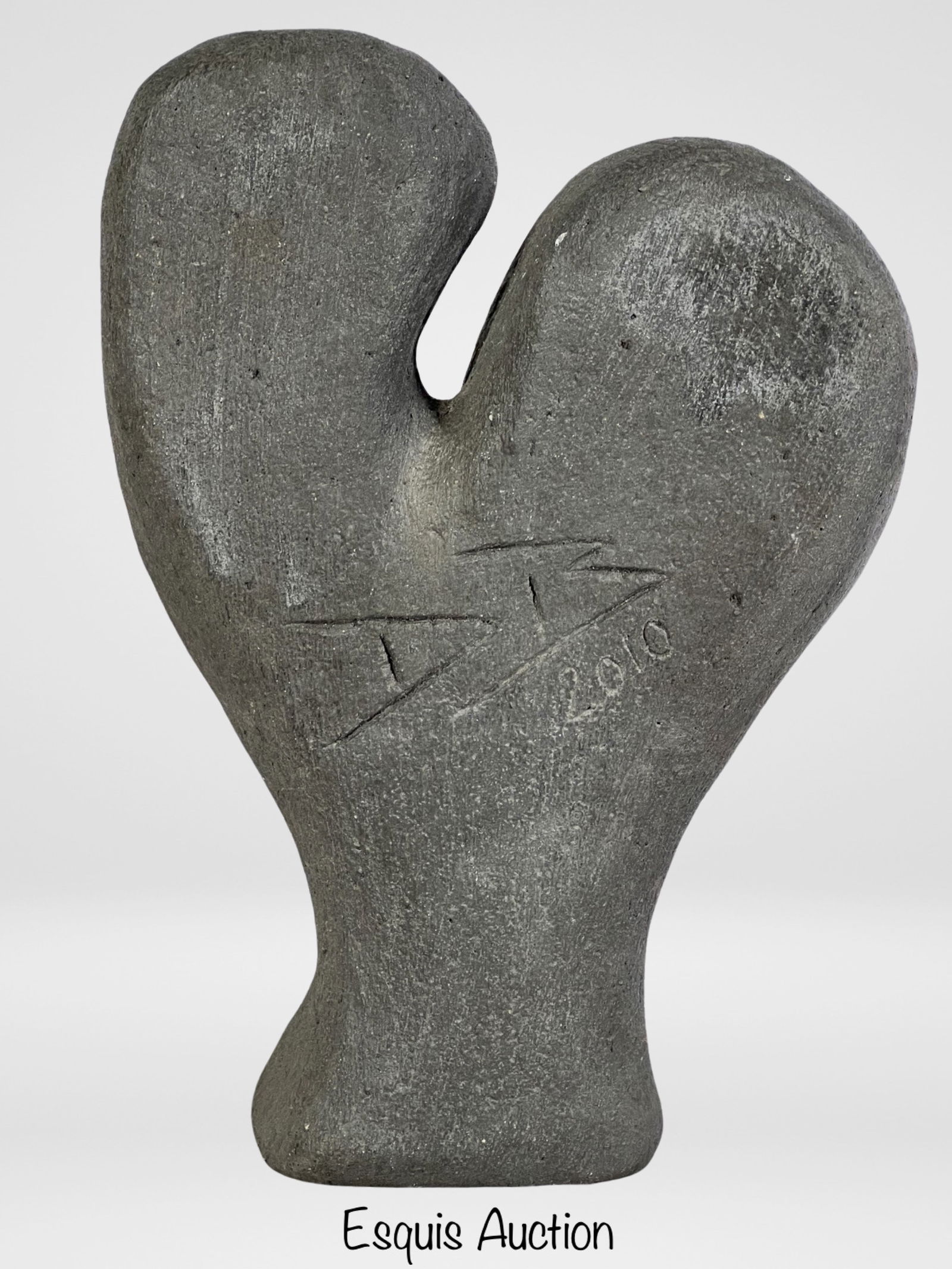 Abstract Biomorphic Modernist Signed Sculpture (1 of 4)