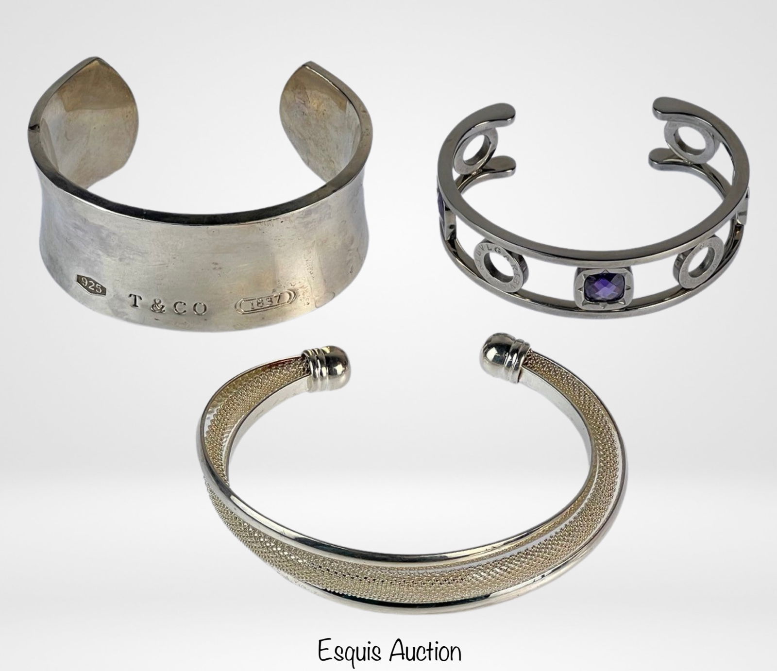 Lot of 3 Elegant Lady's Bracelets- all marked (1 of 7)