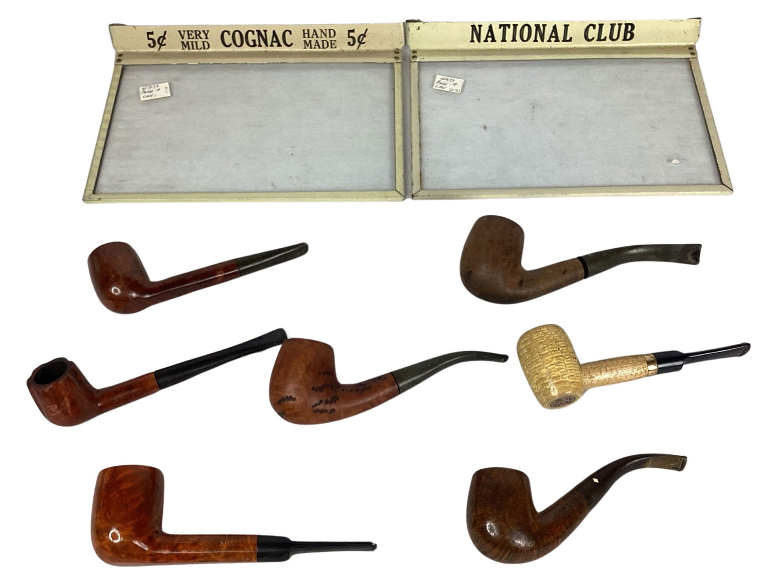 Vintage Tobacco Smoking Pipes & Cigar Box Covers (1 of 3)