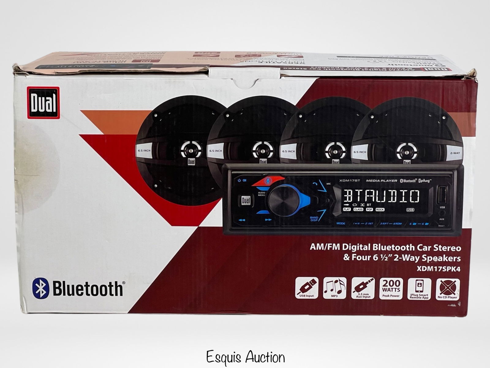 Dual Digital Bluetooth Car Stereo with 4 Speakers (1 of 4)