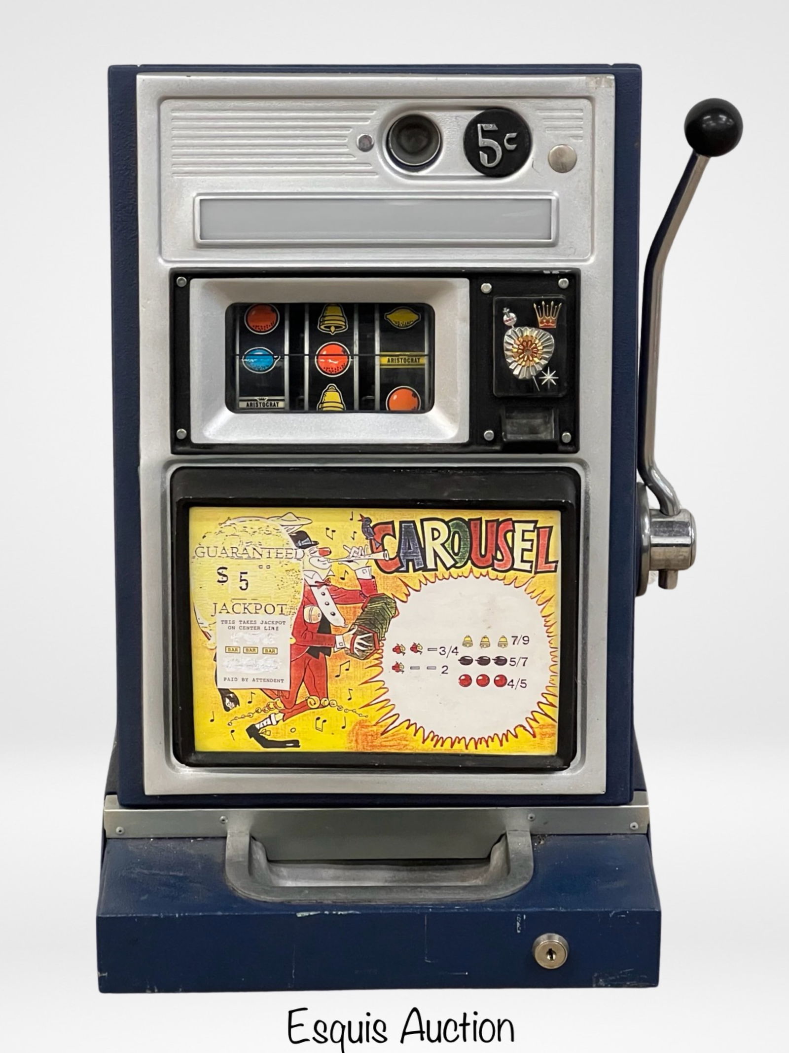 1960's Aristocrat "Carousel" 5c Slot Machine (1 of 4)