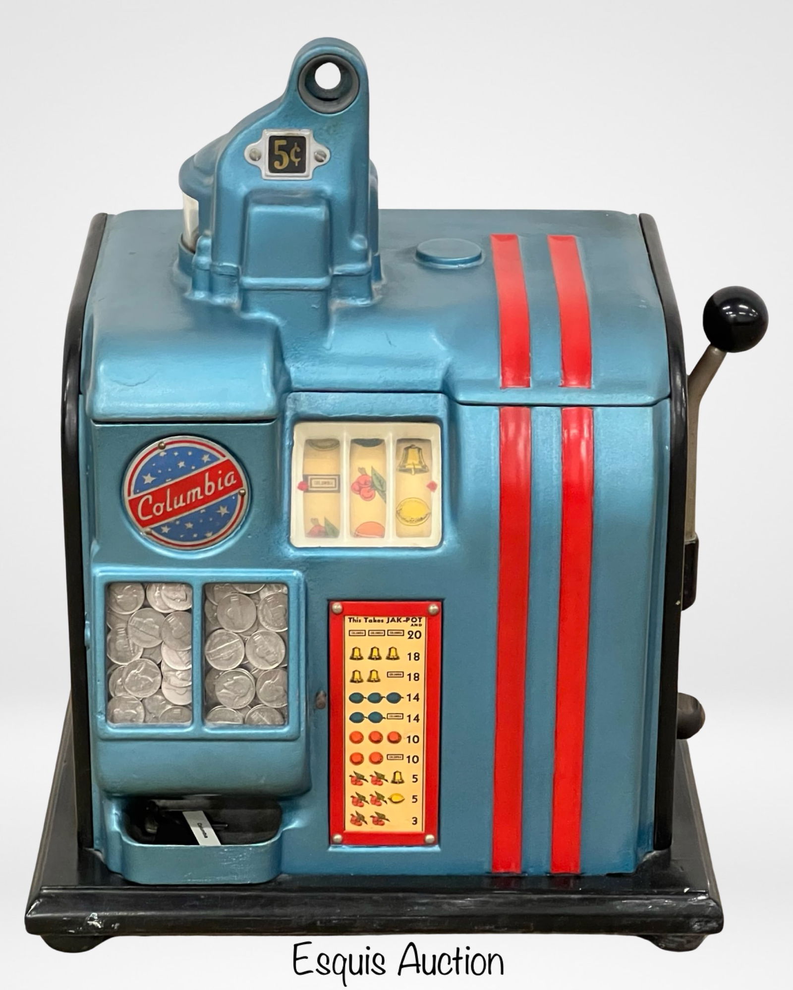 1930s Groetchen Columbia 5c Slot Machine (1 of 4)