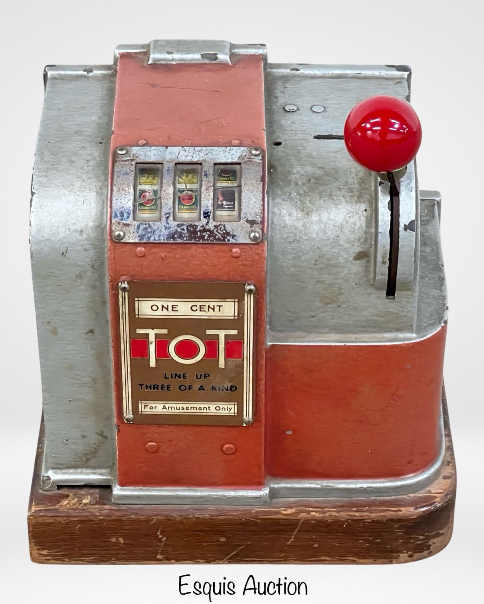 1940 Tot 1c Penny Cigarette Trade Stimulator by We (1 of 3)