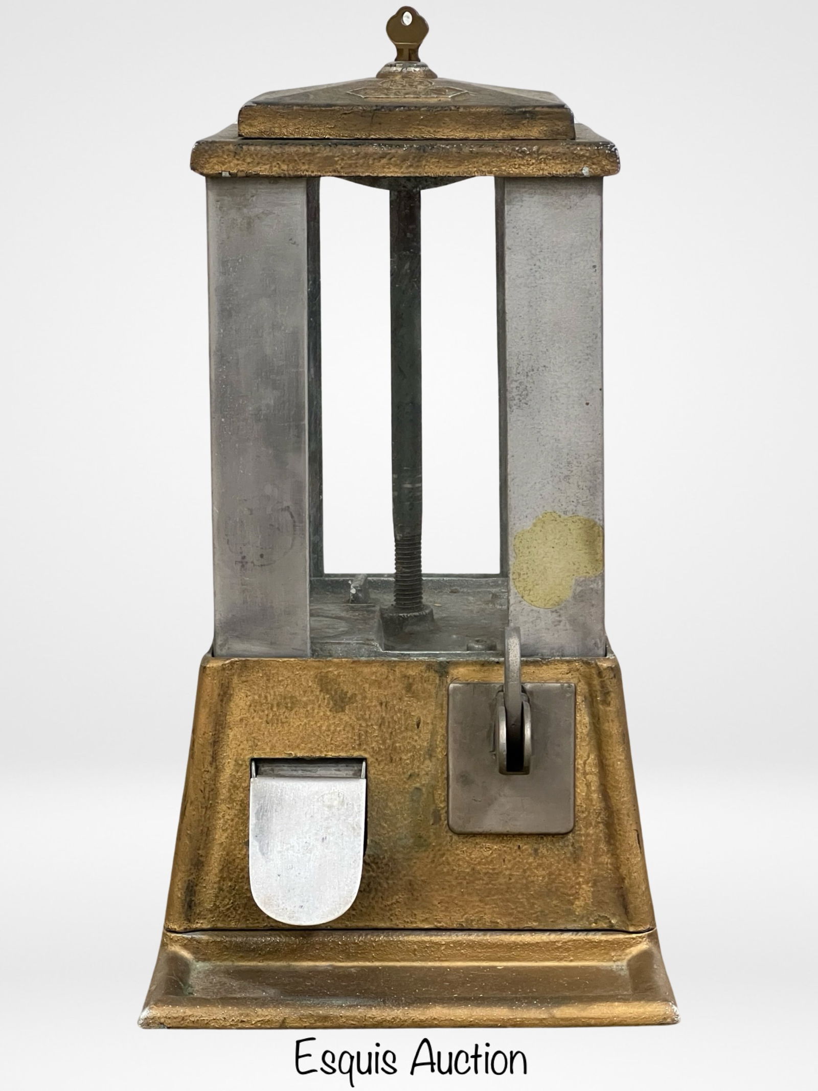 Vintage Art Deco Sun Coin-Op 5c Gumball Machine (1 of 2)