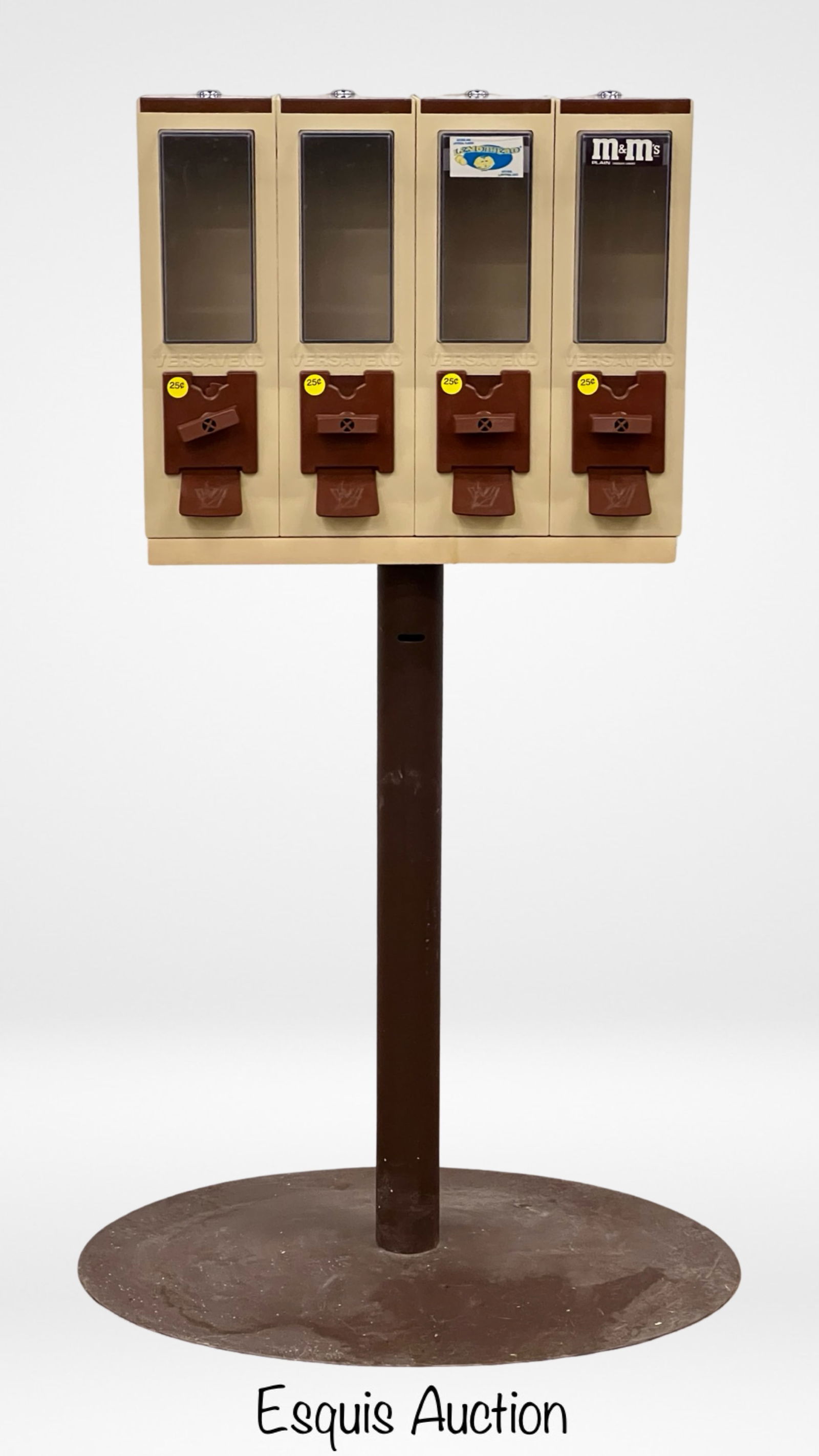 Vintage Versavend 25c Quatro Head Gumball Machine (1 of 4)