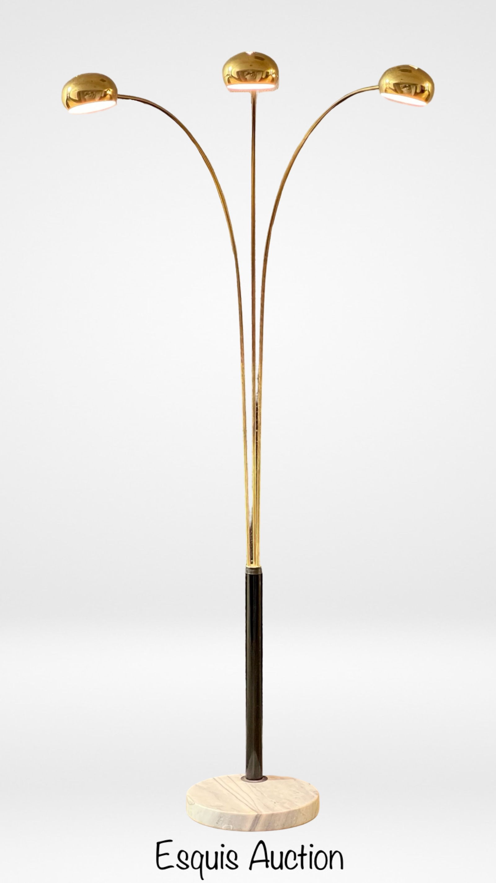 MCM Mid Century Modern 3 Arm Arc Floor Lamp (1 of 4)