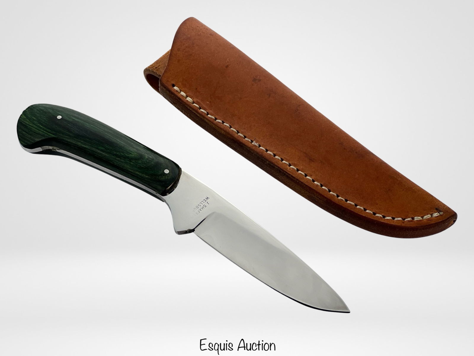 Mark J Shaffer Drop Point Hunter Knife (1 of 4)