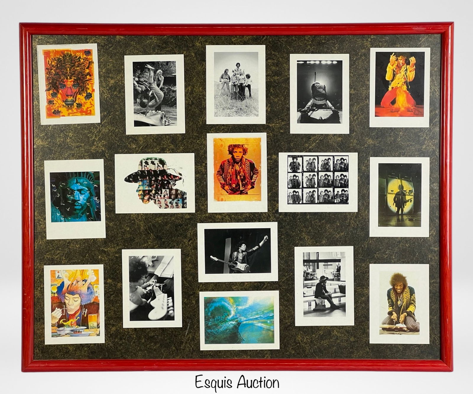 Jimi Hendrix Photograph Framed Collage (1 of 5)