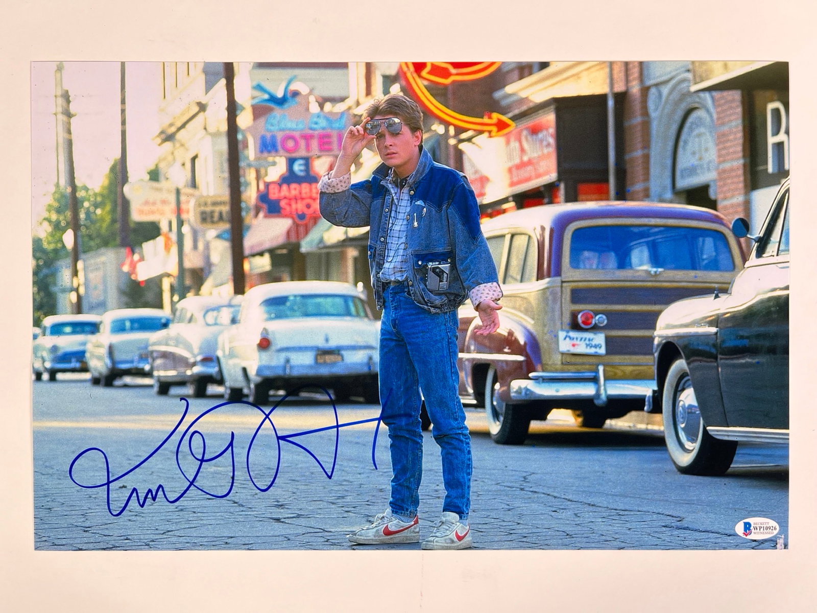 Michael J. Fox Signed "Back to the Future" Photo (1 of 3)