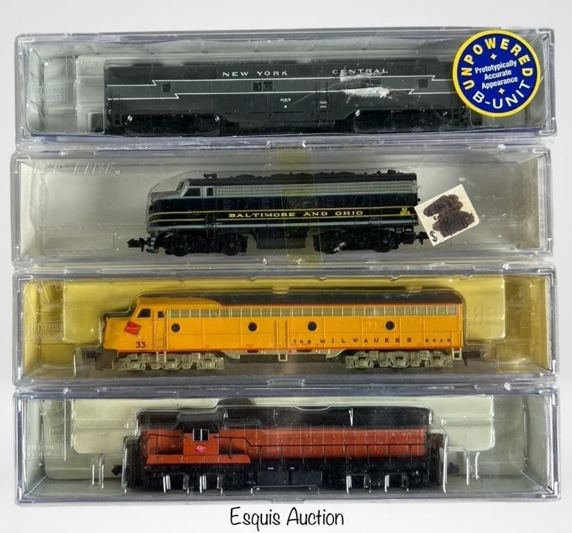 N Scale- Lot of 5 RR Train Locomotives (1 of 2)
