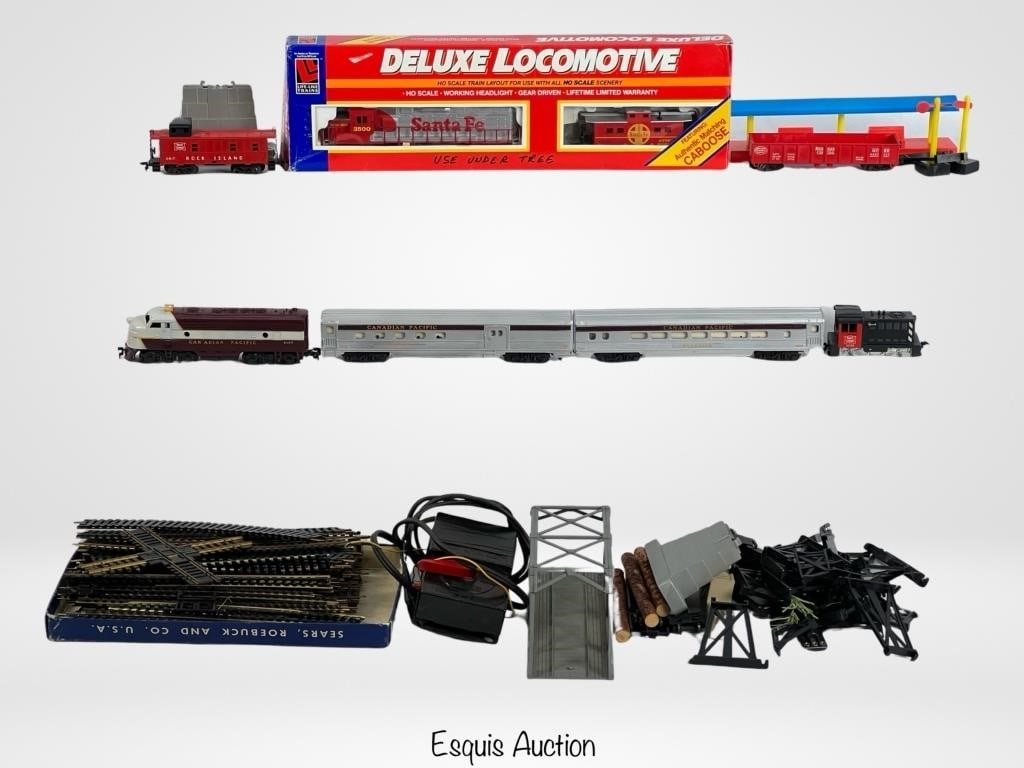 HO Scale RR Train Engines, Cars & Accessories (1 of 6)
