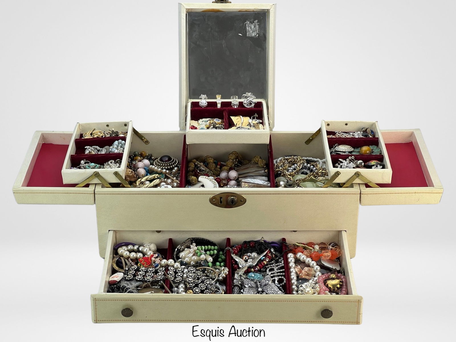 Vintage Large Box full of Unsearched Jewelry (1 of 9)