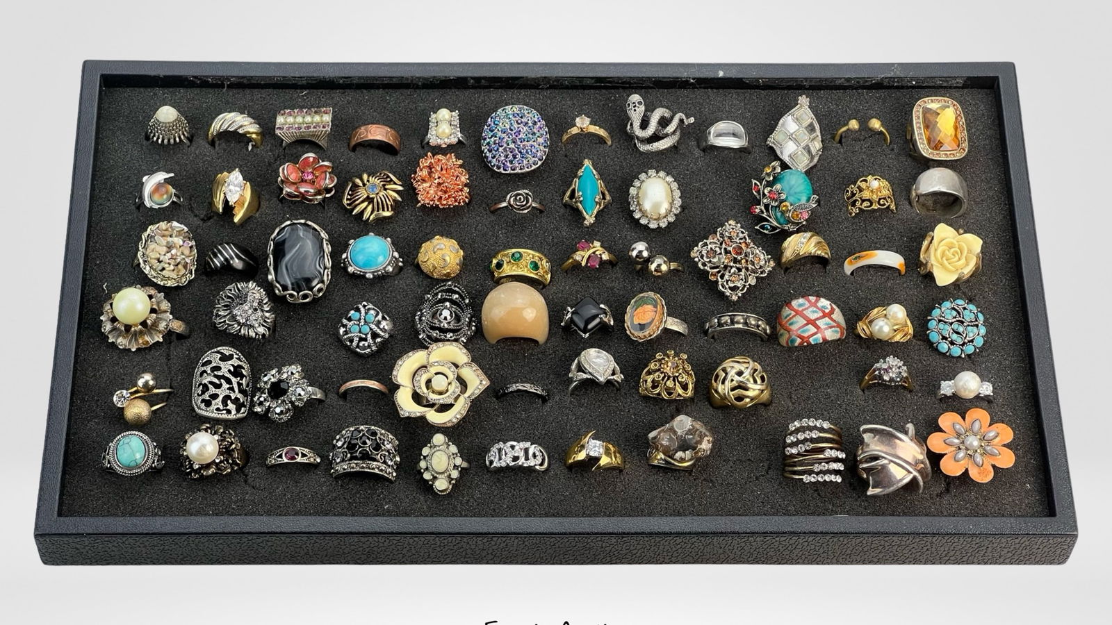 Large Assortment of Various Lady's Rings (1 of 3)