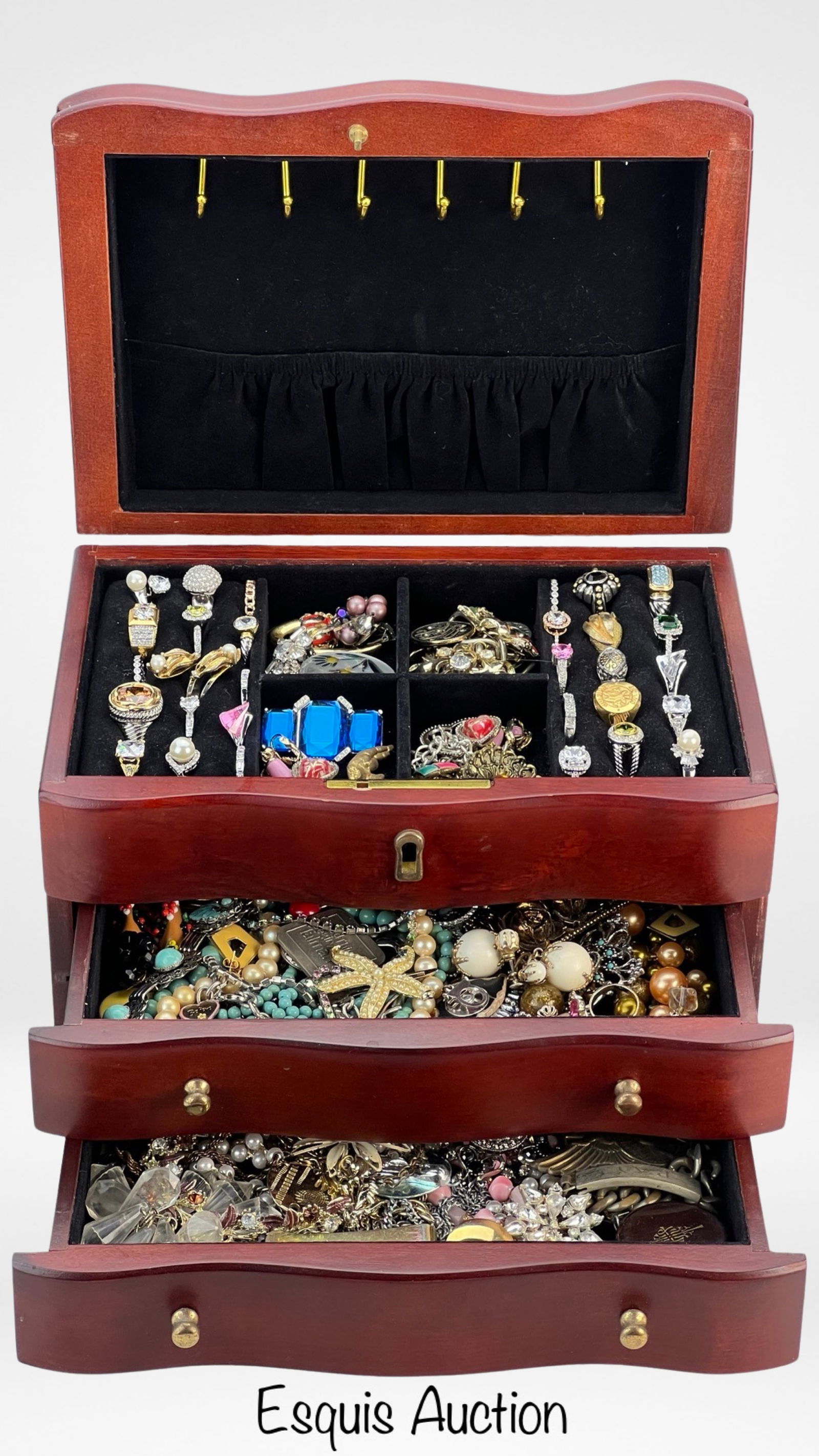 Large Box filled with Unsearched Costume Jewelry (1 of 5)