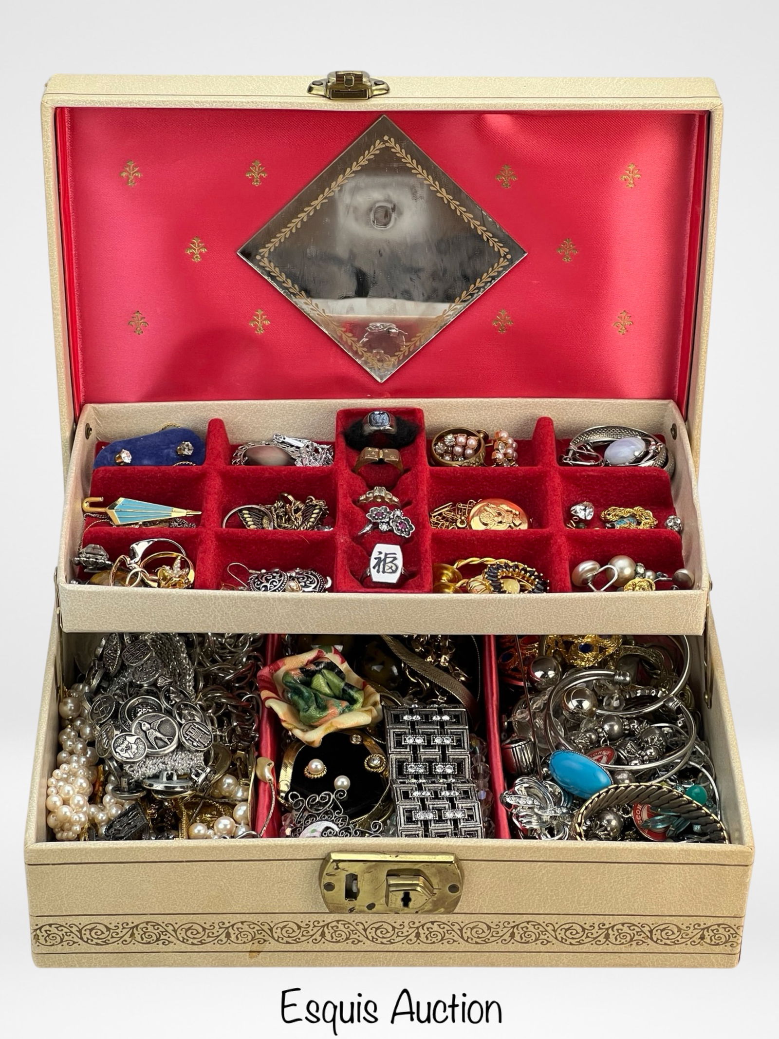 Vintage Box full of Unsearched Costume Jewelry (1 of 4)