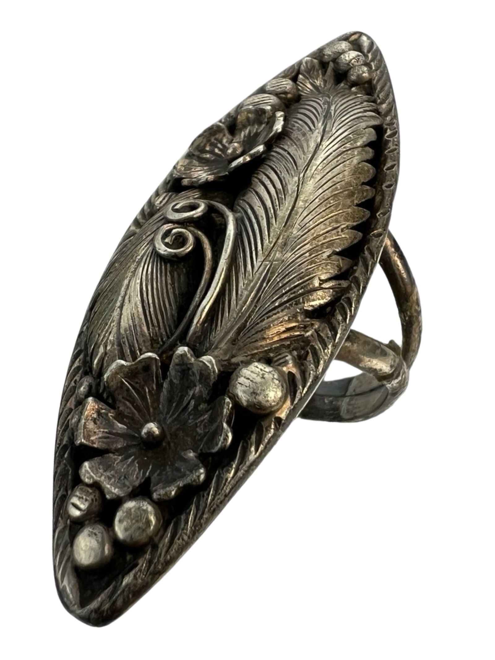 Massive Sterling Silver Lady's Ring (1 of 5)