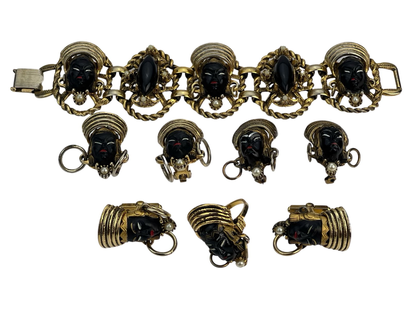 Vintage Selro-Selini 1950's Blackamoor Jewelry (1 of 5)