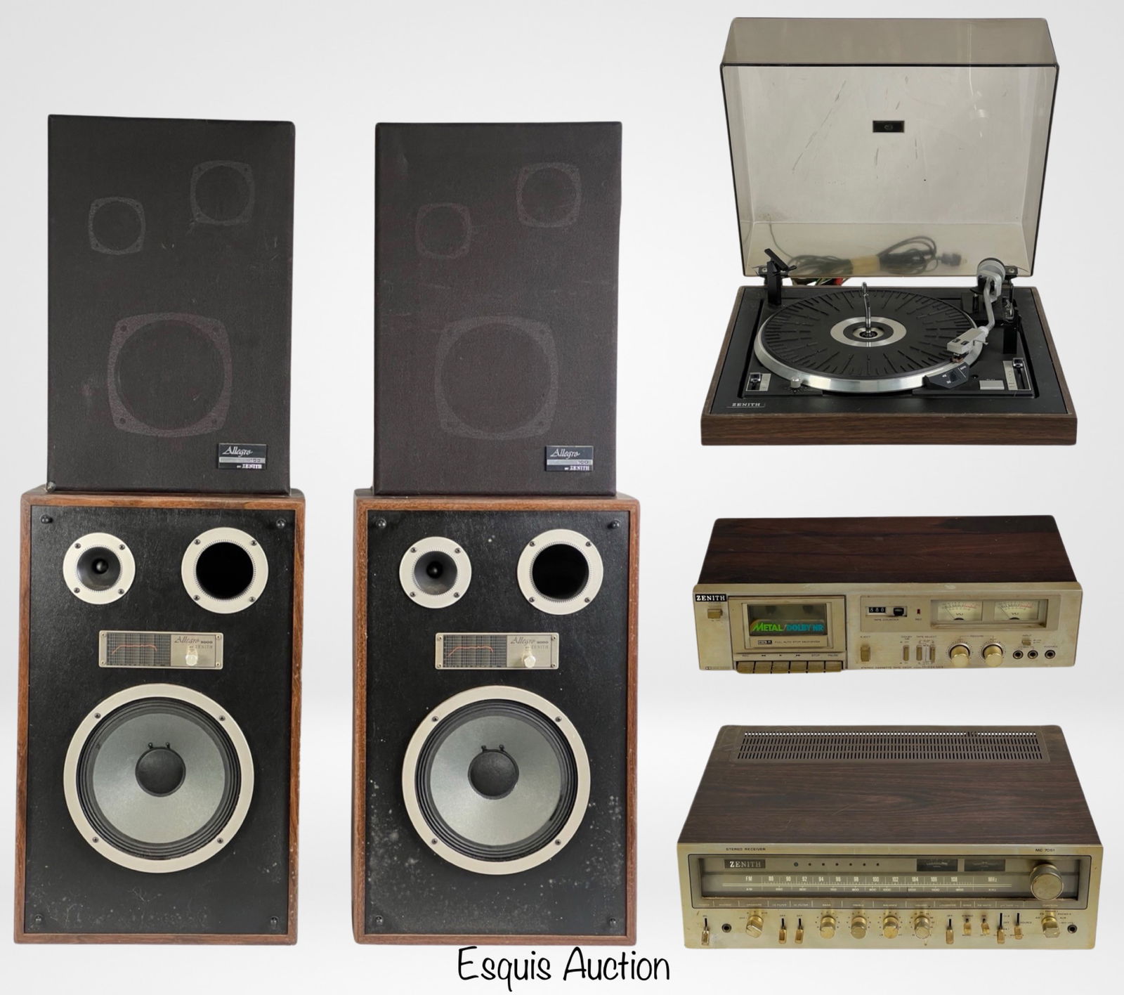Vintage Zenith Stereo System with Speakers (1 of 14)