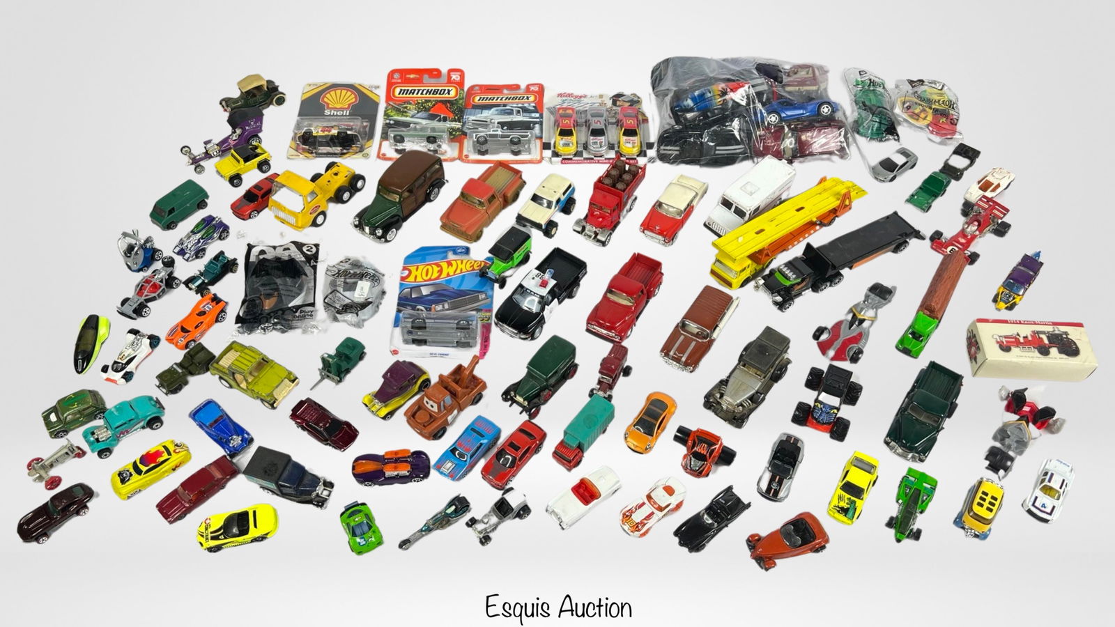 Group of Vintage Die-Cast Toy Car Models (1 of 5)
