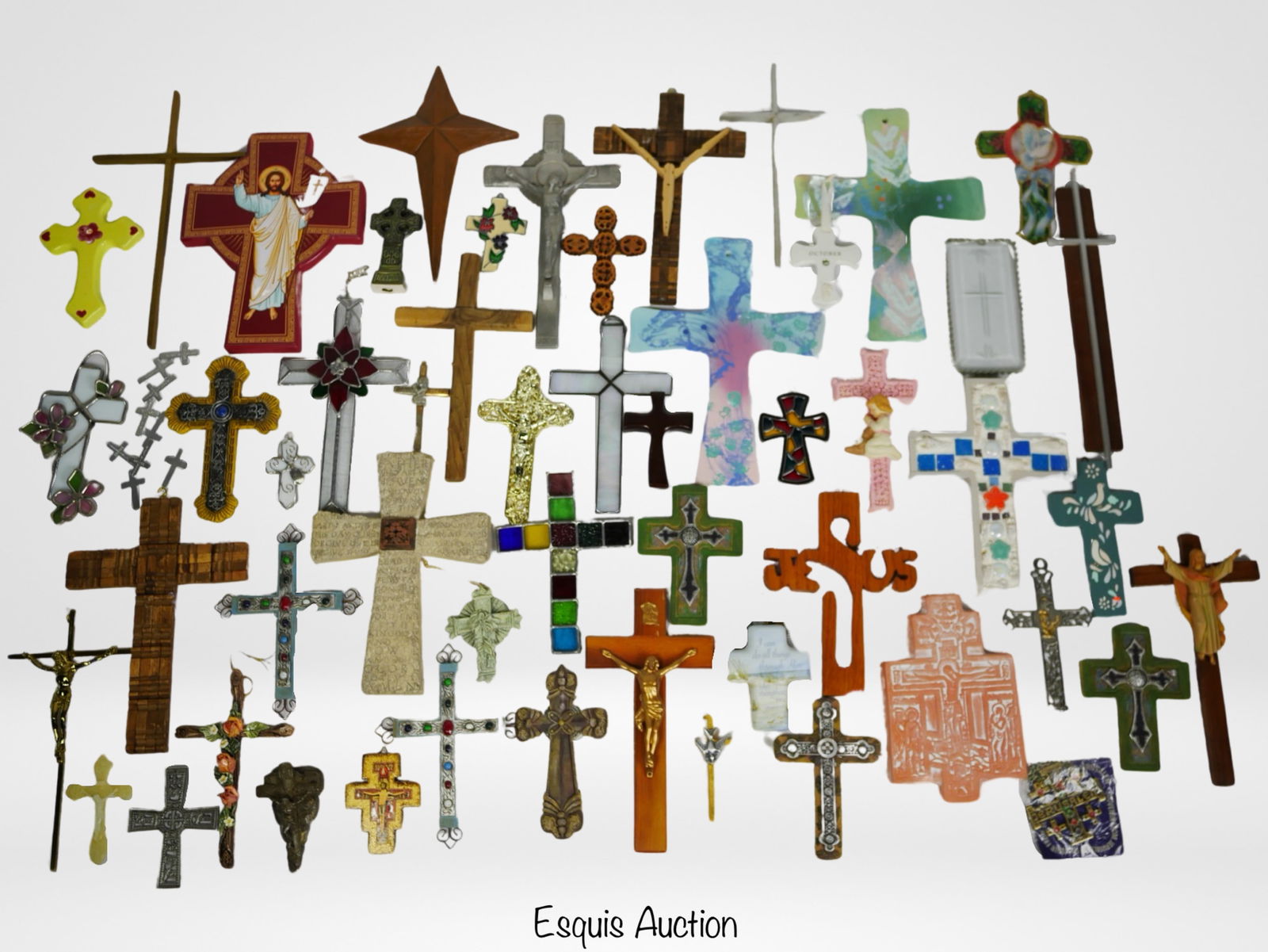 Religious Christian Wall Crosses Collection (1 of 5)