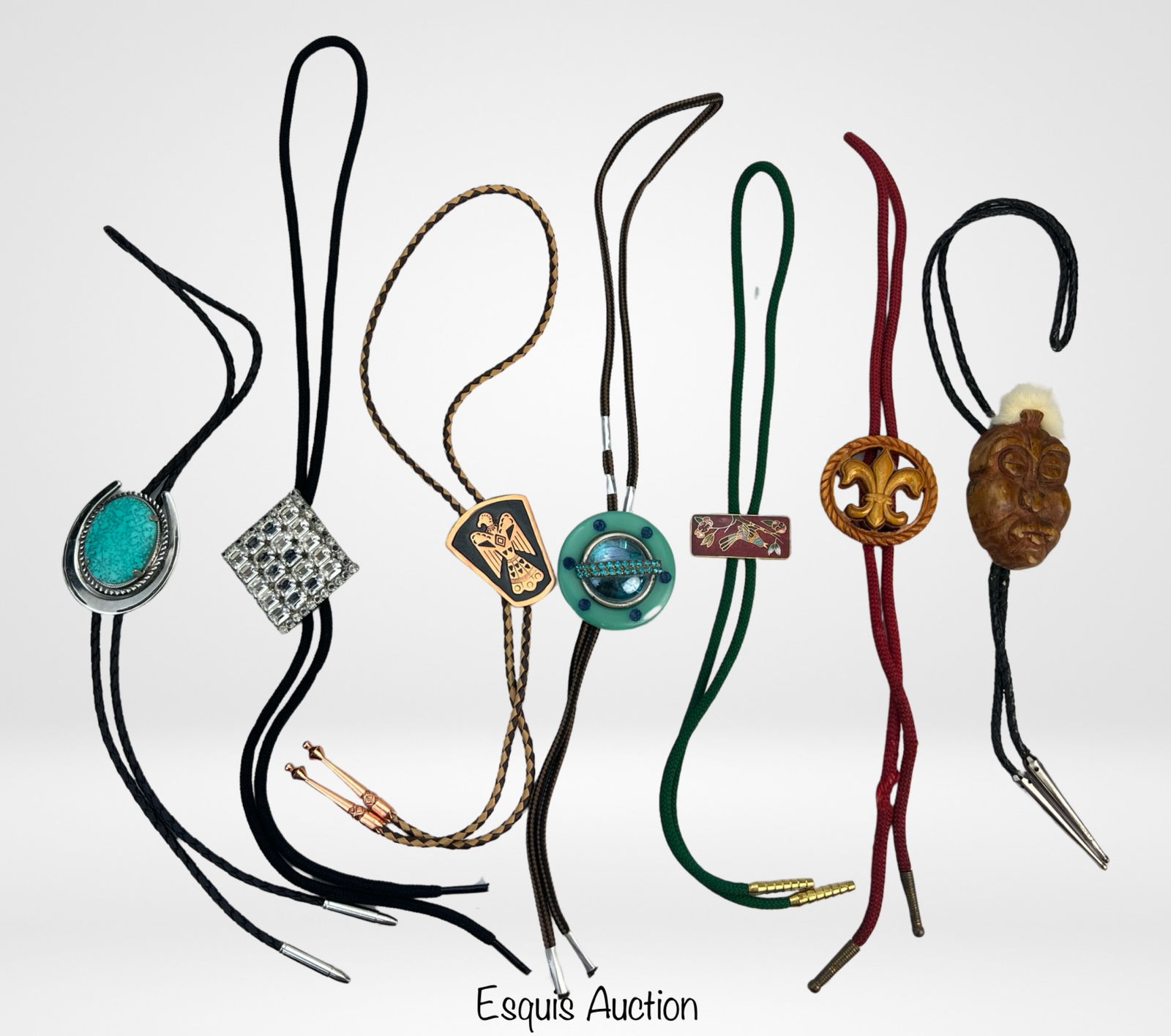 Assortment of Men's Southwest Style Bolo Ties (1 of 4)