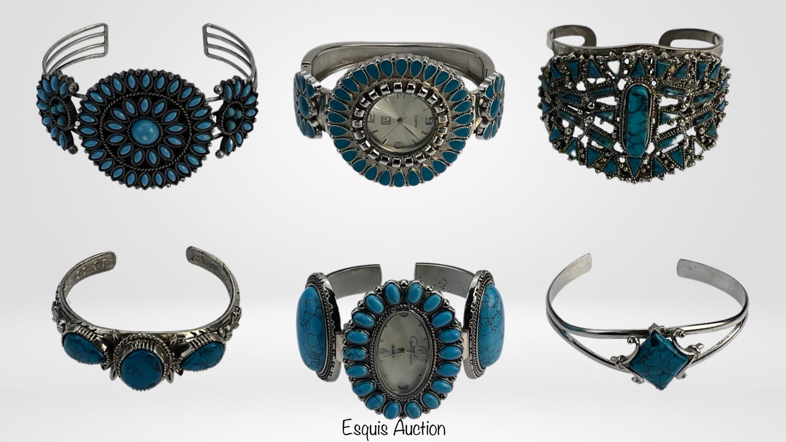 Southwest Style Non Silver Lady's Cuff Bracelets (1 of 5)