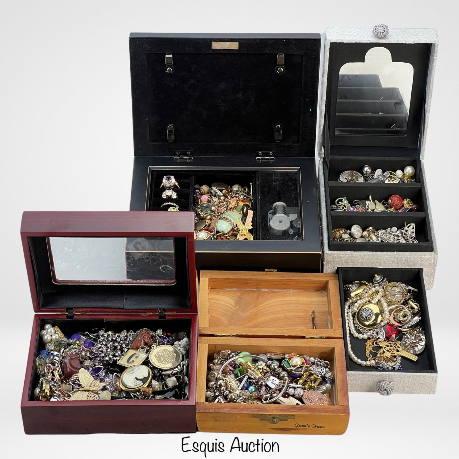 Four Boxes filled with Unsearched Jewelry (1 of 6)