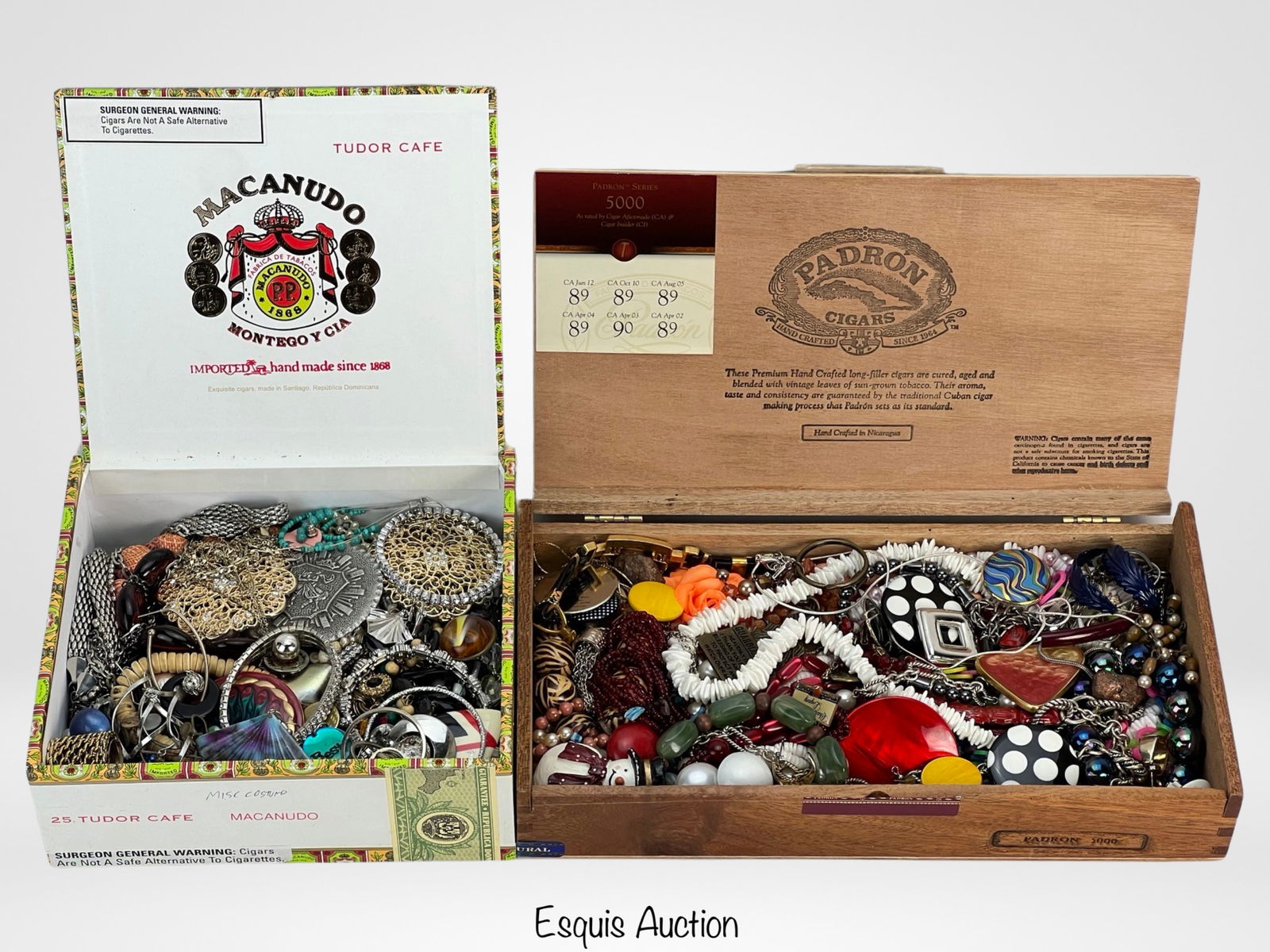 Two Boxes Filled with Unsearched Costume Jewelry (1 of 3)