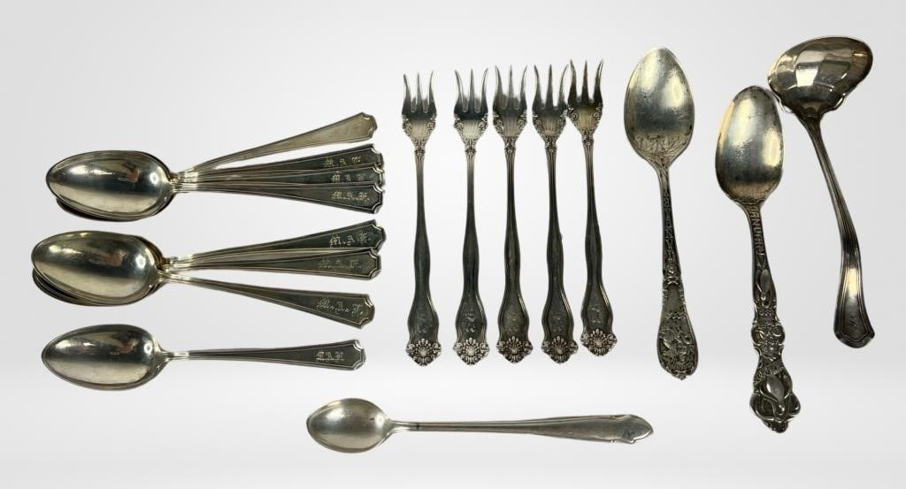 Vintage Sterling Silver Spoons & Forks (1 of 4)