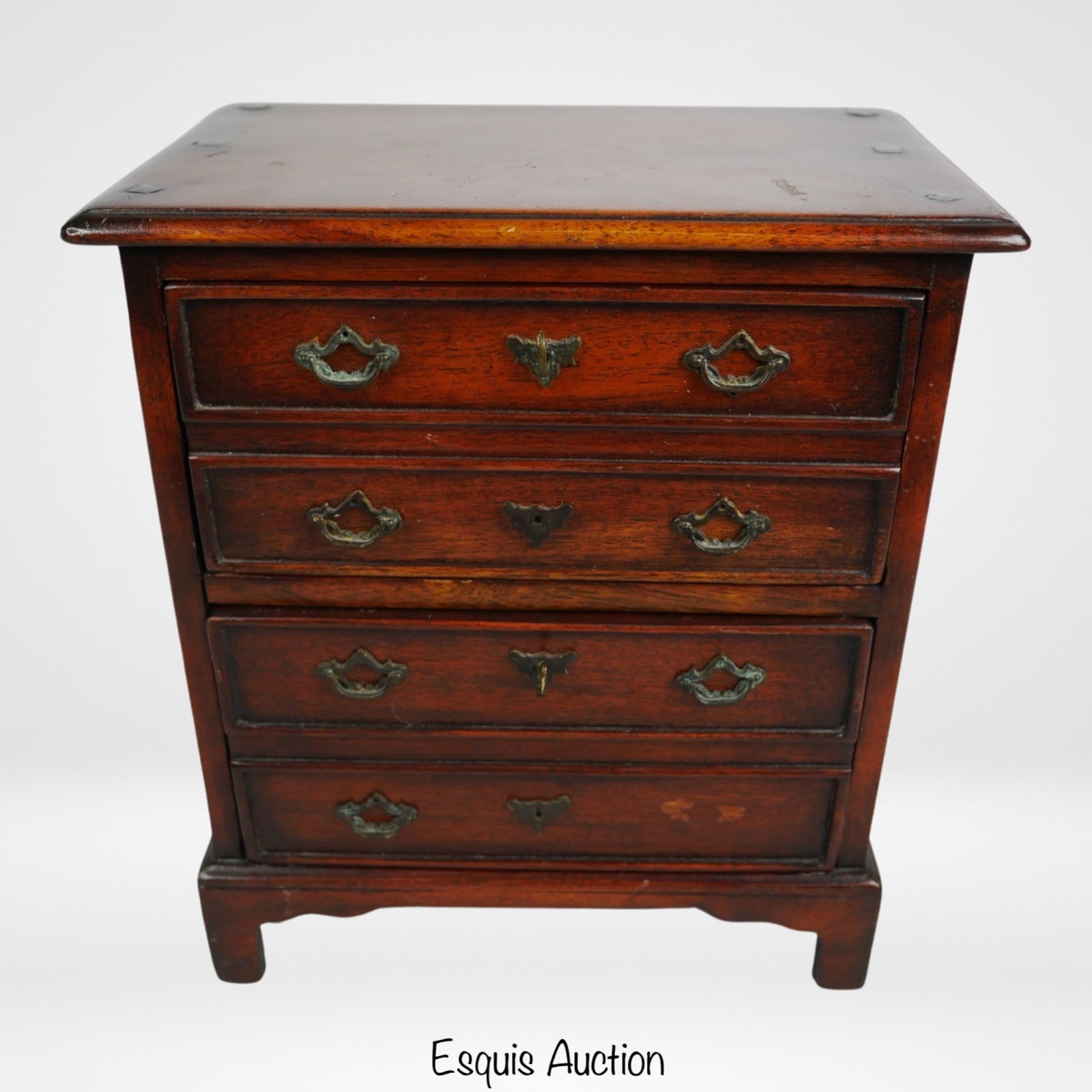 Punkett Furniture Mahogany Chest Salesman Sample (1 of 4)