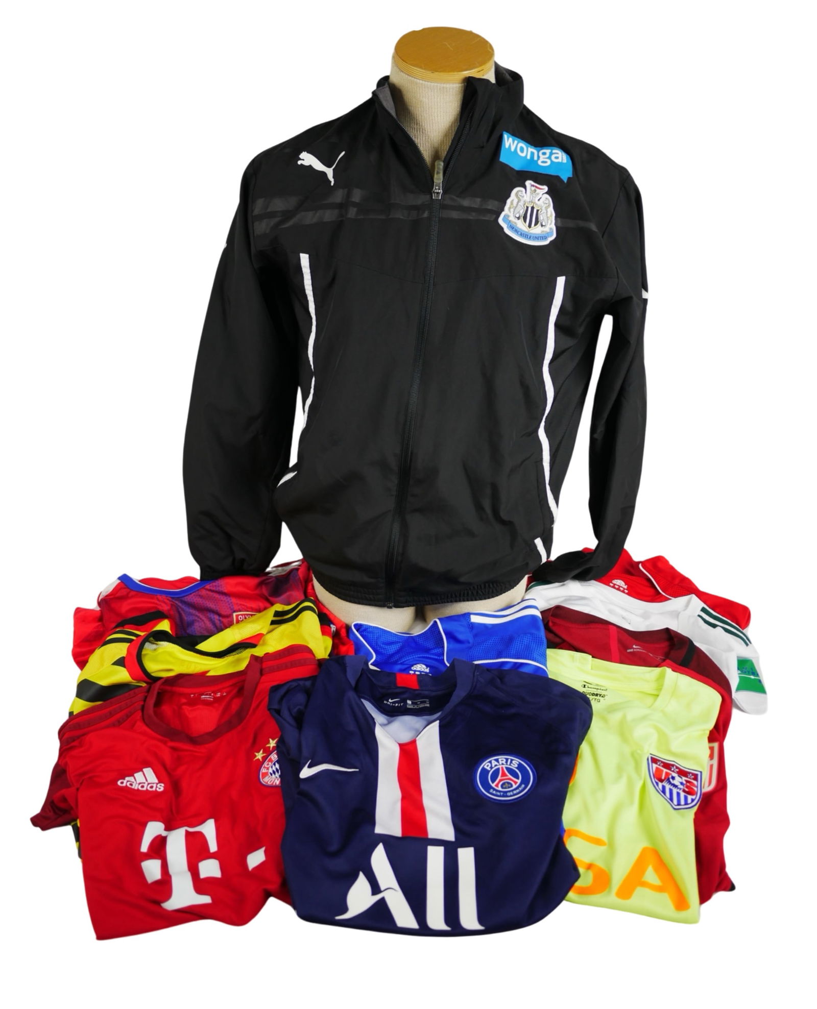 Assortment of Various Soccer Club T-Shirts/ Shirts (1 of 3)