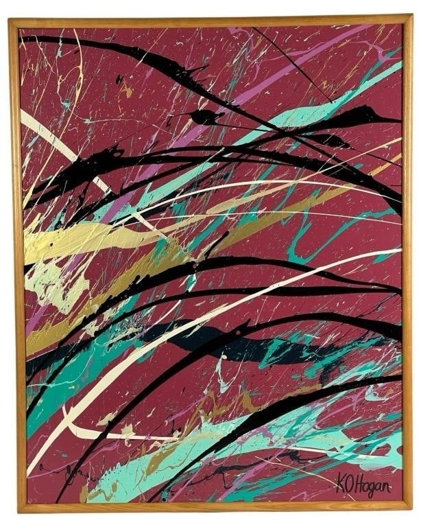 Kevin Hogan- Original Abstract Acrylic Painting (1 of 3)