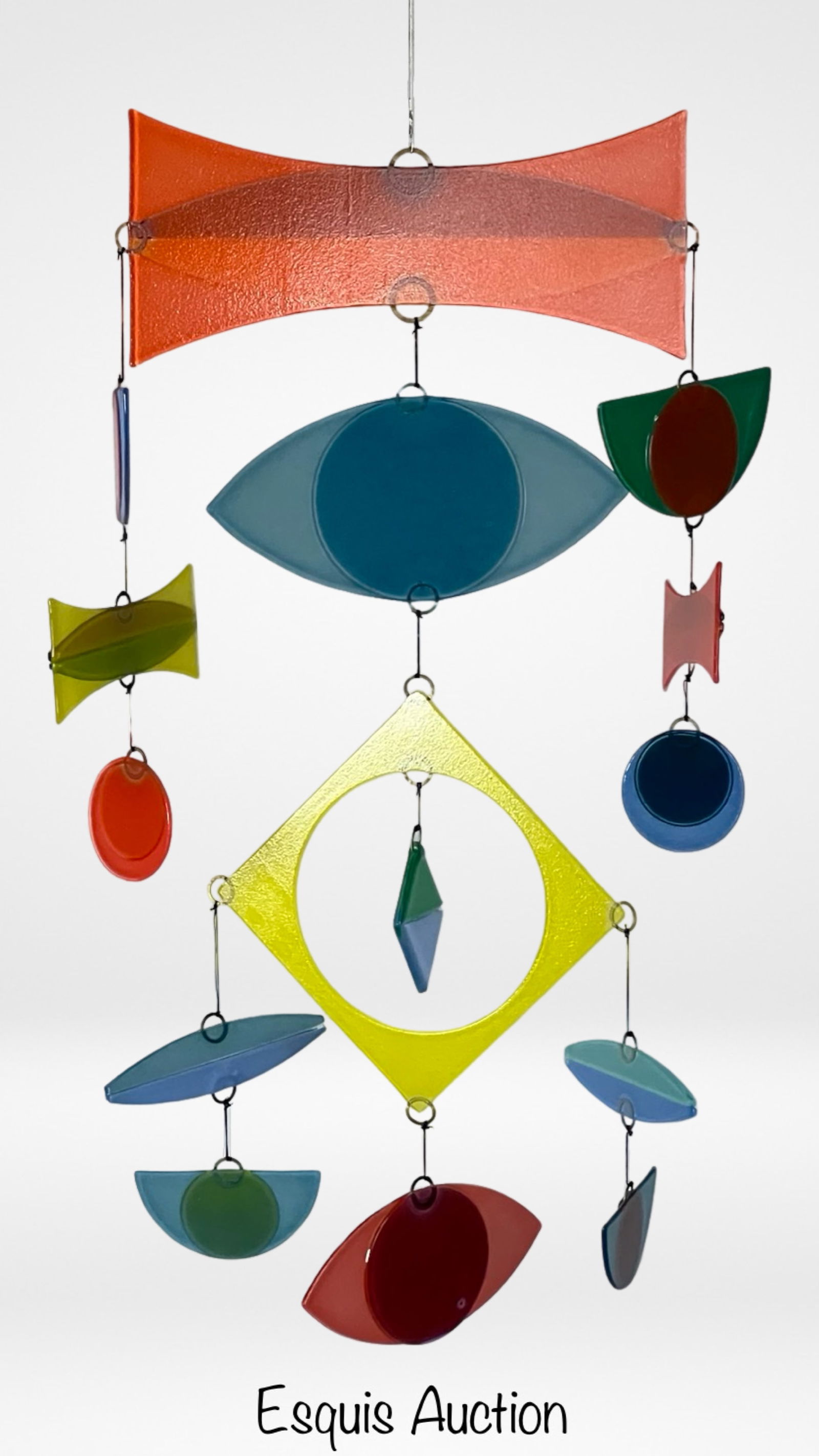 Michael & Frances Higgins Modern Glass Mobile (1 of 6)