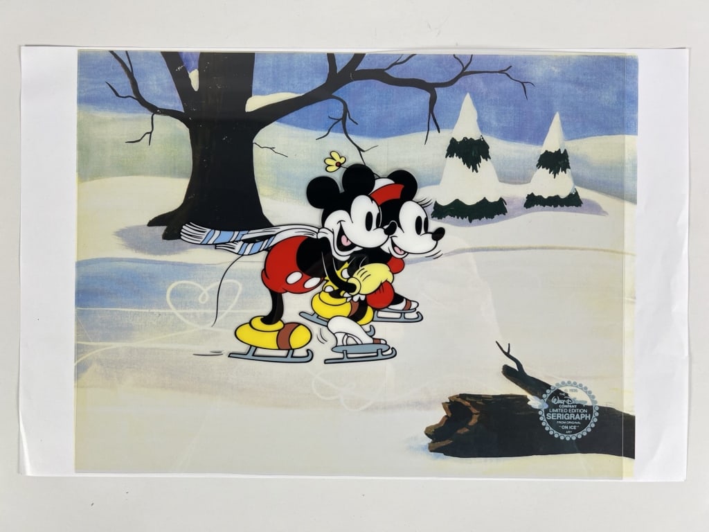 Disney's "Mickey and Minnie Mouse LE Serigraph Cel (1 of 3)