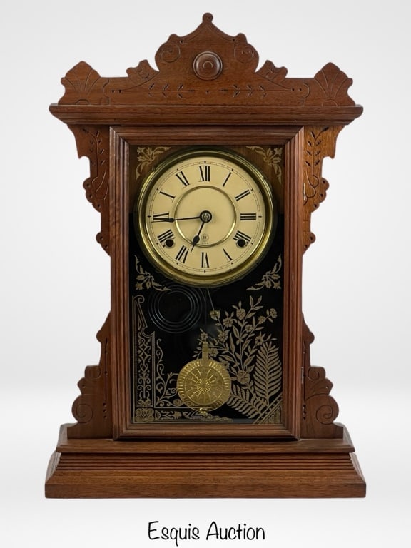 Antique Seth Thomas Shelf/ Wall Clock in Walnut Cs (1 of 6)