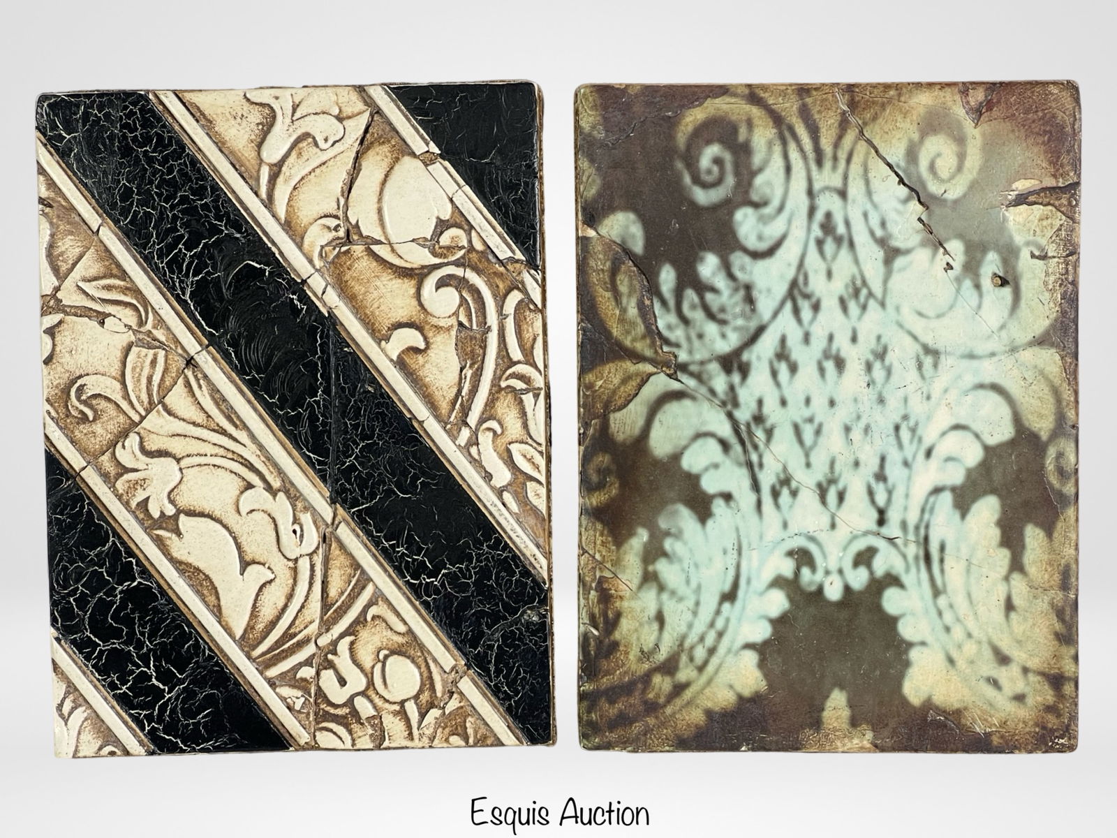 Sid Dickens- Two Art Tiles- Damask & Herald (1 of 5)