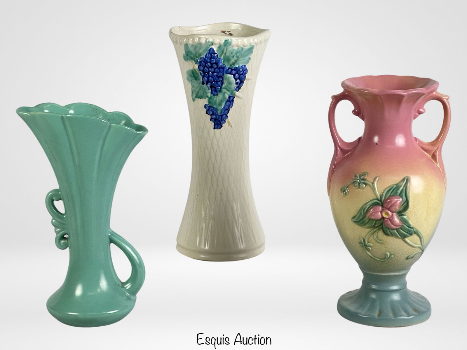 Mid Century McCoy & Hull Art Pottery Vases (1 of 3)