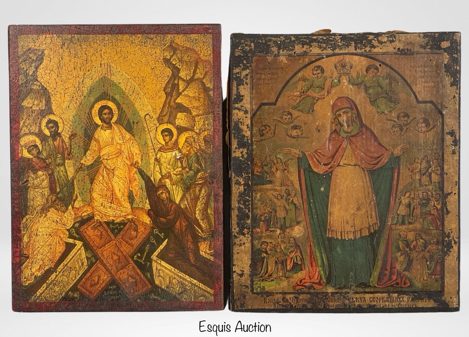 Russian & Greek Orthodox Ikons from 19th Century (1 of 5)