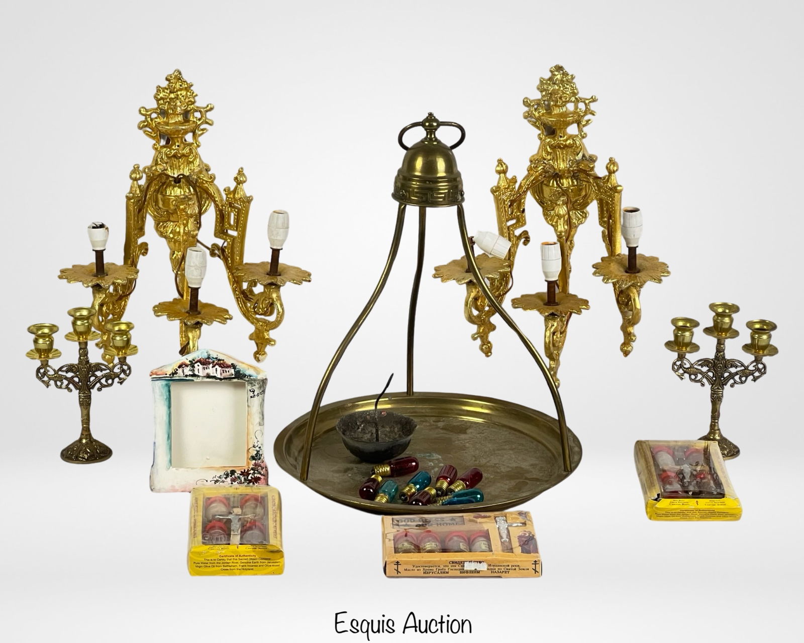 Church Candelabra Lights & Jerusalem Blessing Sets (1 of 6)