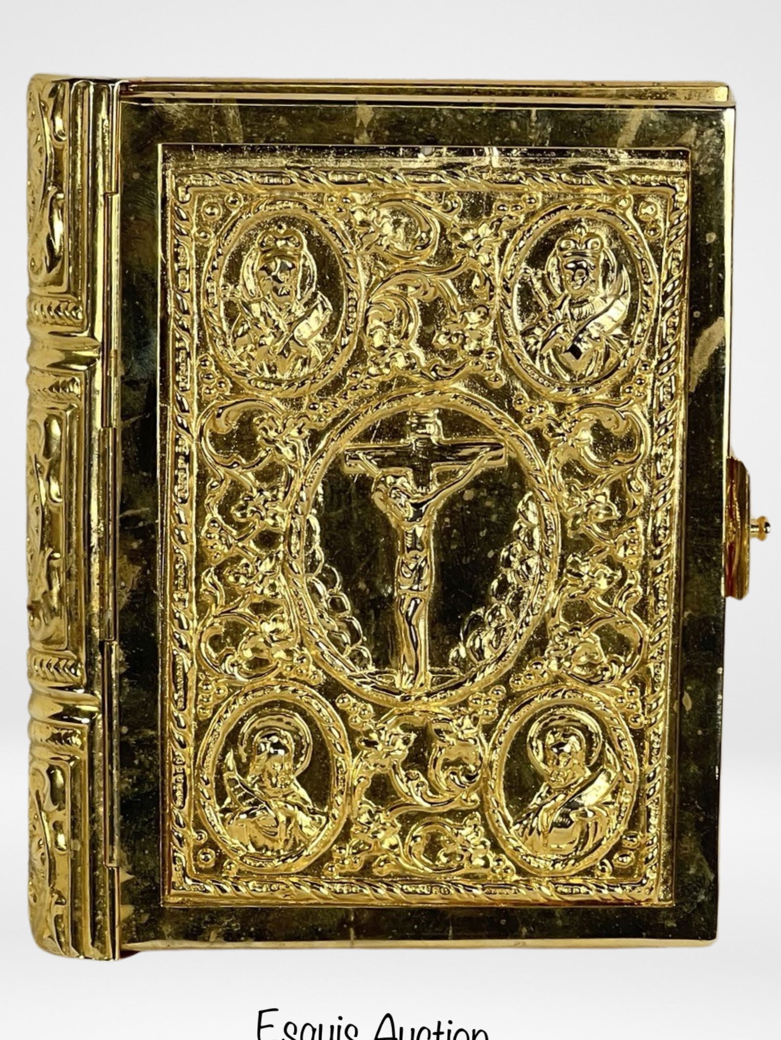 Greek Orthodox Prayer Book in 24 GP & Brass Cover (1 of 5)
