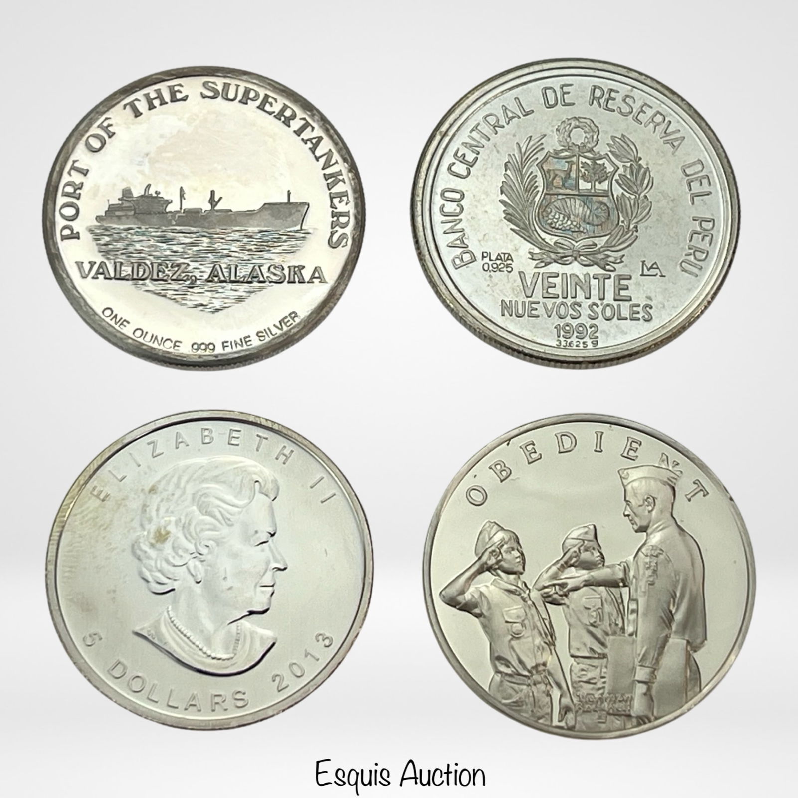 Sterling & .999 Fine Silver Coins & Bullions (1 of 2)