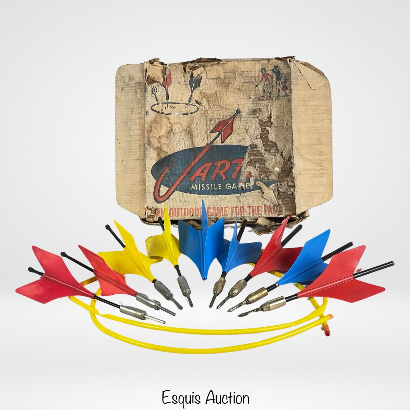 Vintage Jarts Outdoor Missile Darts Game (1 of 7)