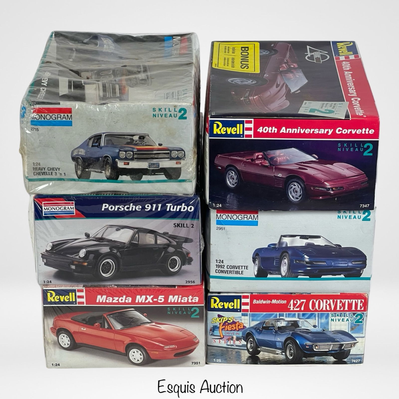 Vintage Sport Cars Plastic Model Kits (1 of 3)